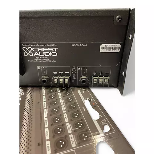 Used Crest Audio v1500 Power Amp