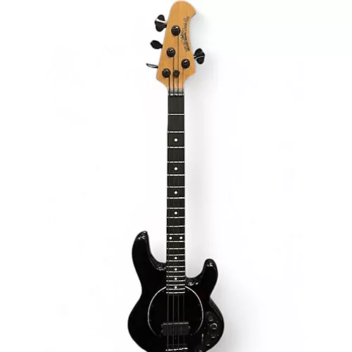 Used Ernie Ball Music Man MUSIC MAN DARK RAY Black Electric Bass Guitar Black