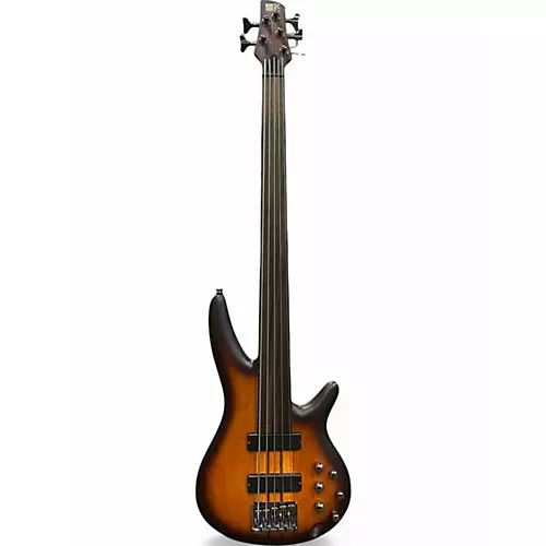 Used Ibanez SRF705 Natural Electric Bass Guitar Natural