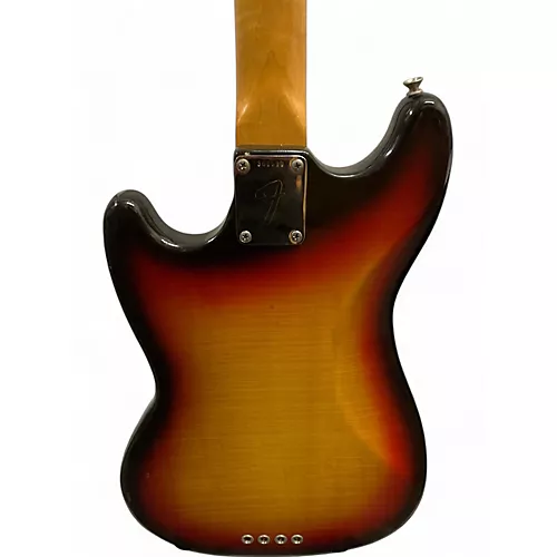 Vintage 1971 Fender Mustang Bass 3 Tone Sunburst Electric Bass Guitar 3 Tone Sunburst