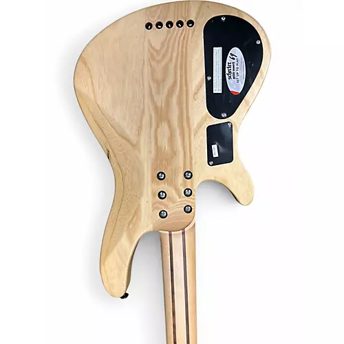 Used Schecter Guitar Research Reaper 5 Natural Electric Bass Guitar Natural