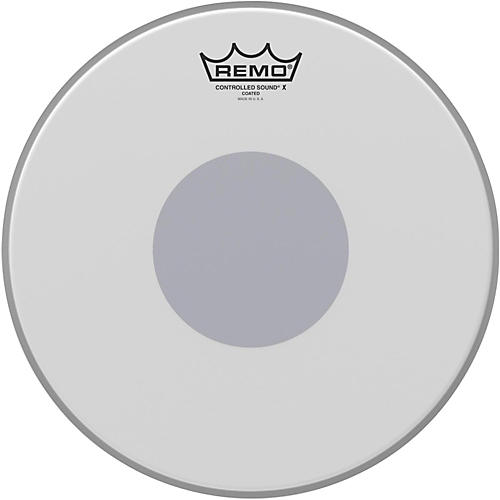Remo Controlled Sound X With Black Dot On Bottom 14 in. Coated