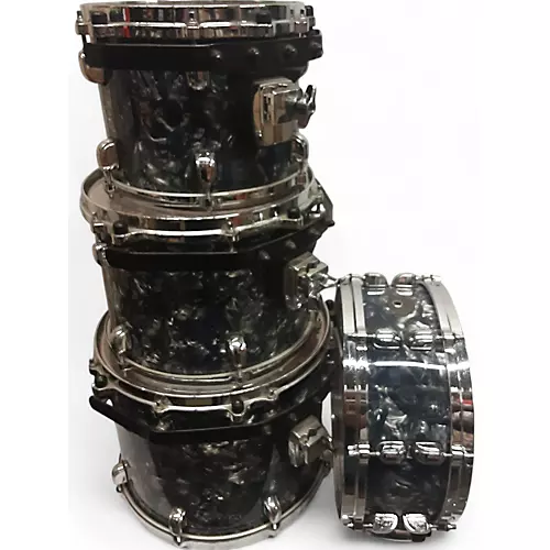 Used TAMA 5 piece Starclassic Liquid Metal Drum Kit Liquid Metal