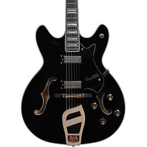 Hagstrom '67 Viking II Hollowbody Electric Guitar Standard Black Gloss