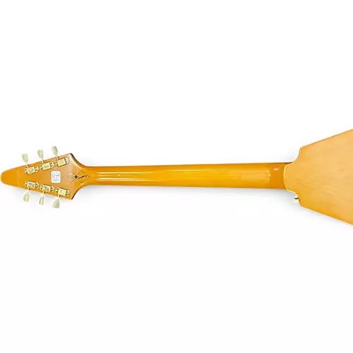 Used 2024 Epiphone 2024 Epiphone 1958 Flying V Inspired By Gibson Custom Antique Natural Electric Guitar Antique Natural