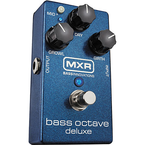 MXR M288 Bass Octave Deluxe Effects Pedal Blue Sparkle