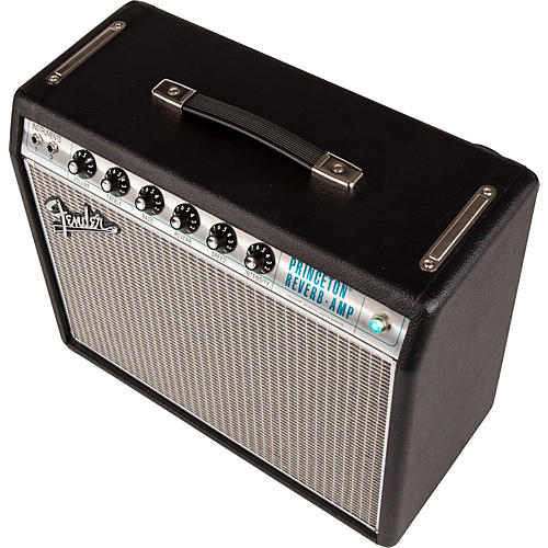 Fender '68 Custom Princeton Reverb 12W 1x10 Tube Guitar Combo Amp With Celestion Ten 30 Speaker Black
