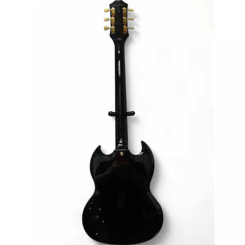 Used Epiphone SG Custom Black Solid Body Electric Guitar Black