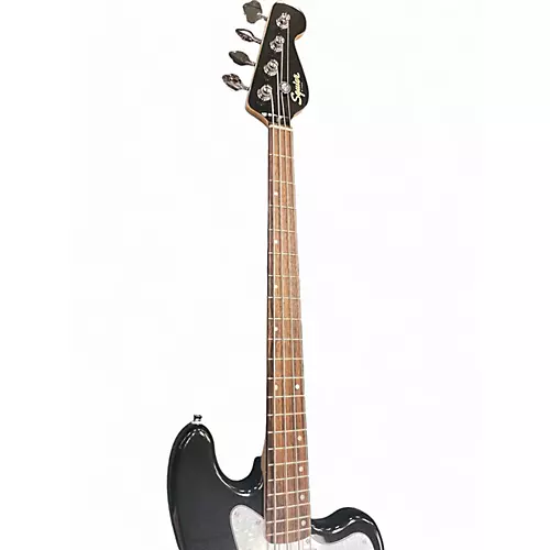 Used Squier Paranormal Rascal Bass Black Electric Bass Guitar Black