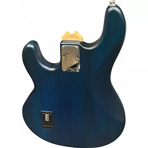 Used Sterling by Music Man Ray4 Blue Electric Bass Guitar Blue