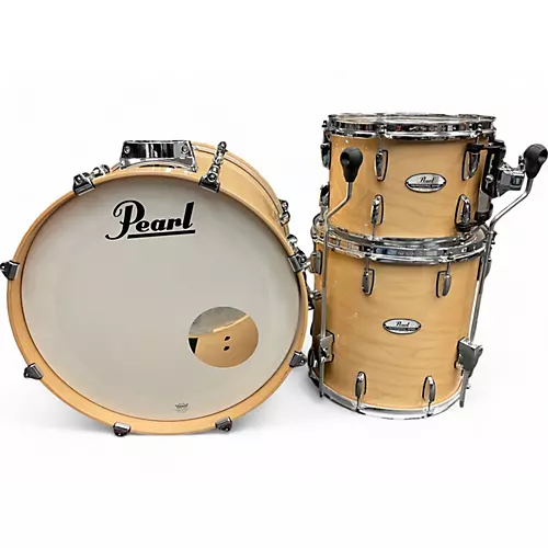 Used Pearl 3 Piece PROFESSIONAL SERIES Natural Drum Kit Natural
