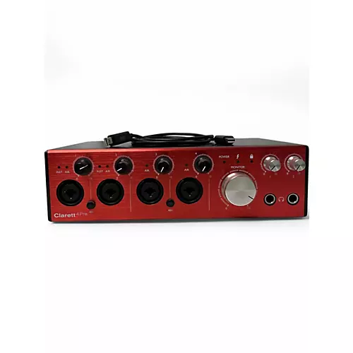 Used Focusrite Clarett 4Pre Audio Interface