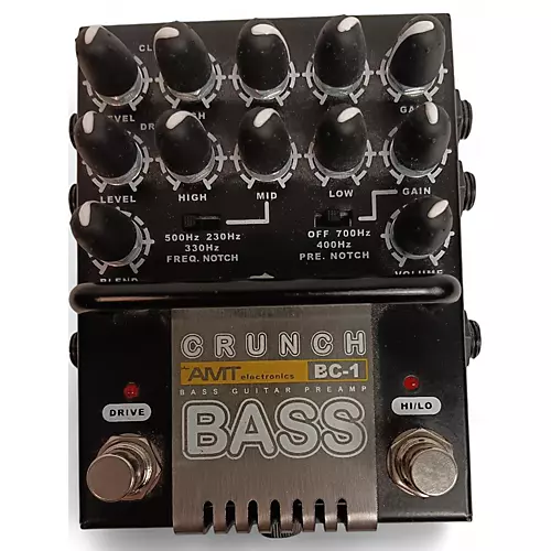 Used AMT Electronics BC1 Bass Crunch Bass Preamp