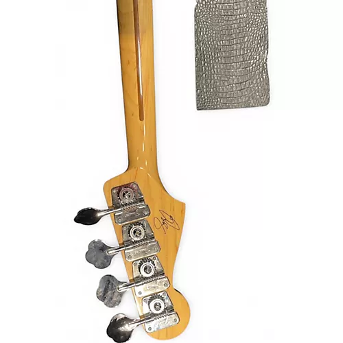 Used 2008 Fender GETTY LEE JAZZ BASS Black Electric Bass Guitar Black