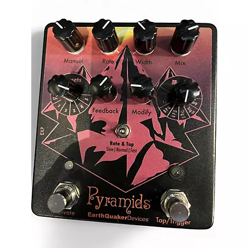 Used EarthQuaker Devices Pyramids Stereo Flanging Device Effect Pedal