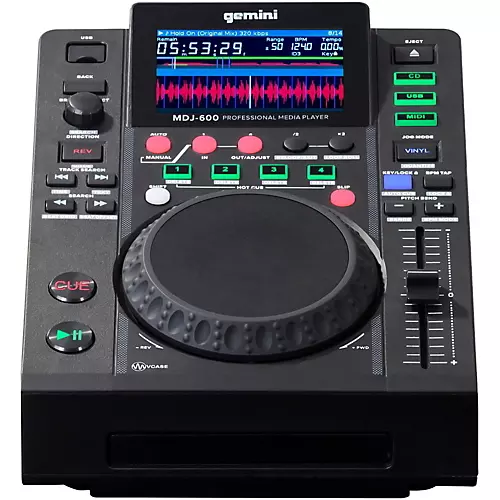 Gemini MDJ-600 Professional DJ USB CD CDJ Media Player