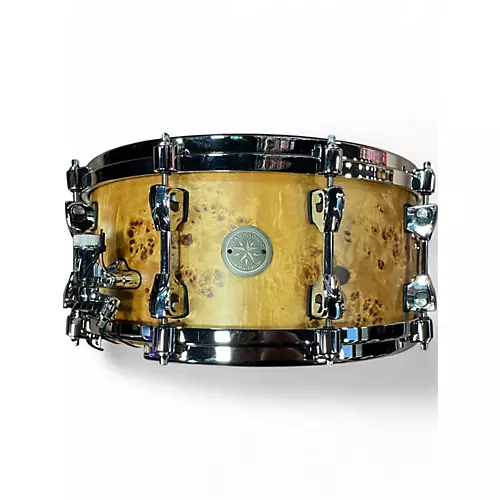 Used TAMA 6X14 Starphonic Snare Mappa Burl Drum Mappa Burl 13