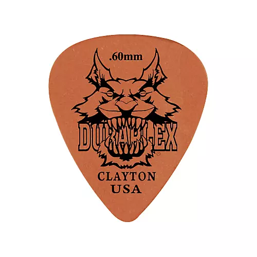 Clayton Duraplex Delrin Picks 1 Dozen .60 mm