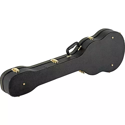 Musician's Gear Electric Bass Case Violin Shaped Black