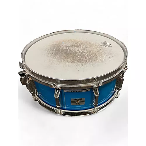 Used Remo 5.5X14 ACOUSTICON SNARE Blue Drum Blue 10