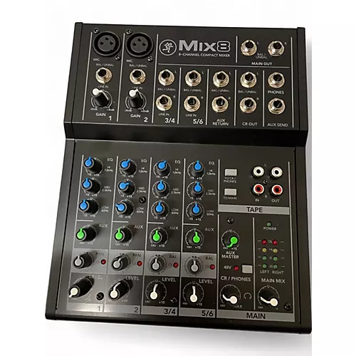 Used Mackie mix8 Unpowered Mixer