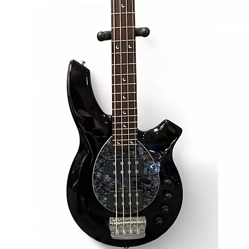 Used Ernie Ball Music Man Bongo 4 String Black Electric Bass Guitar Black