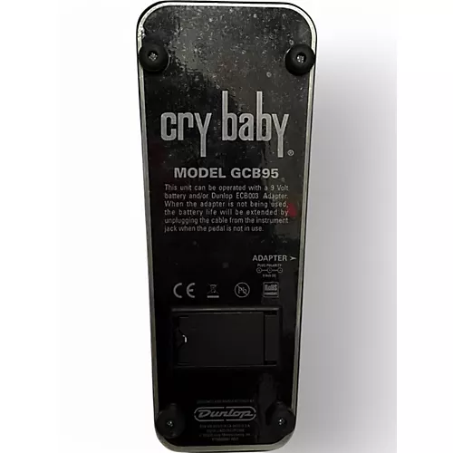 Used Dunlop GCB95 Original Crybaby Wah Effect Pedal