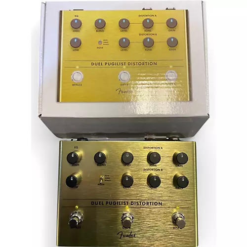 Used Fender Duel Pugilist Distortion Effect Pedal
