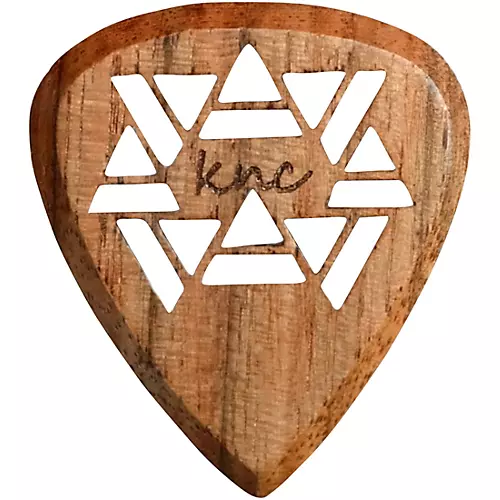 Knc Picks Grippytron Walnut Guitar Pick 3.0 mm Single