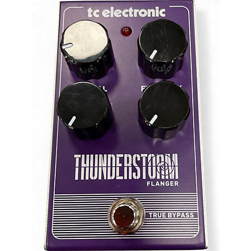 Used TC Electronic Thunderstorm Flanger Effect Pedal