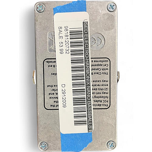 Used Electro-Harmonix Nano Bassballs Bass Effect Pedal