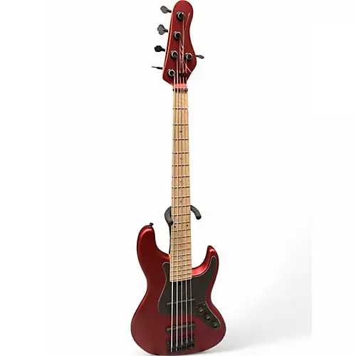 Used 2024 Brubaker JXB-USA-5 Red Velvet Electric Bass Guitar Red Velvet