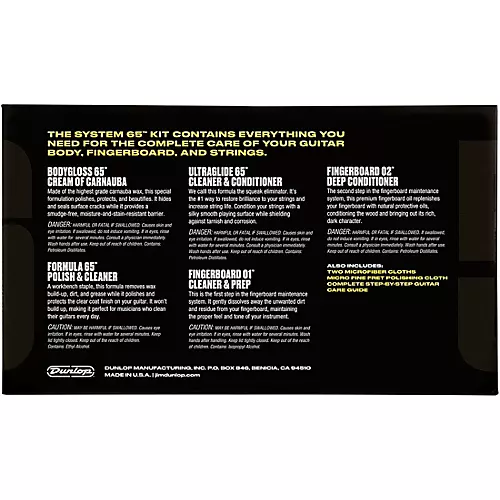 Dunlop System 65 Guitar Maintenance Kit