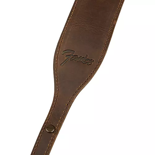 Fender Paramount Banjo Leather Strap Brown