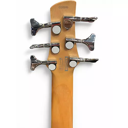 Used Ibanez GSR206 6 String BLACK Electric Bass Guitar BLACK