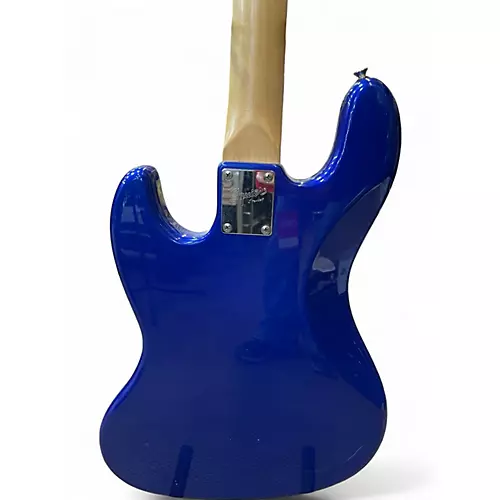 Used Squier Affinity Jazz Bass Blue Electric Bass Guitar Blue