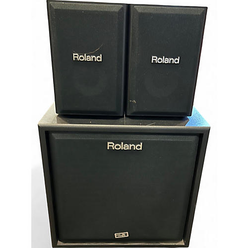 Used Roland CM220 200W 2.1 Cube Drum Amplifier