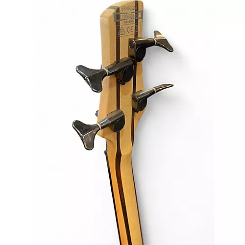 Used Ibanez SR400QM Amber BURST Electric Bass Guitar Amber BURST