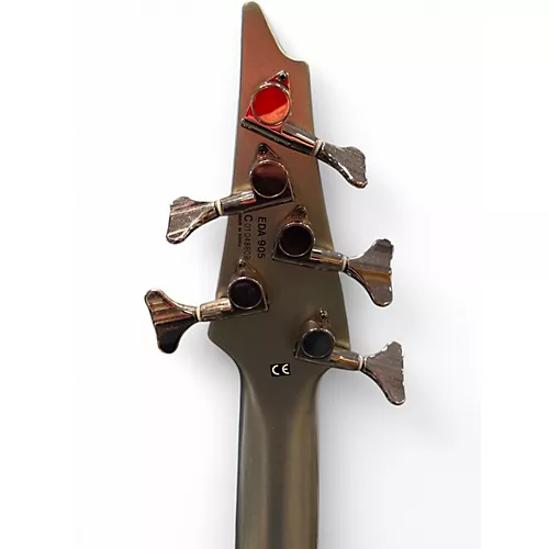 Used Ibanez EDA905 Silver Sparkle Electric Bass Guitar Silver Sparkle