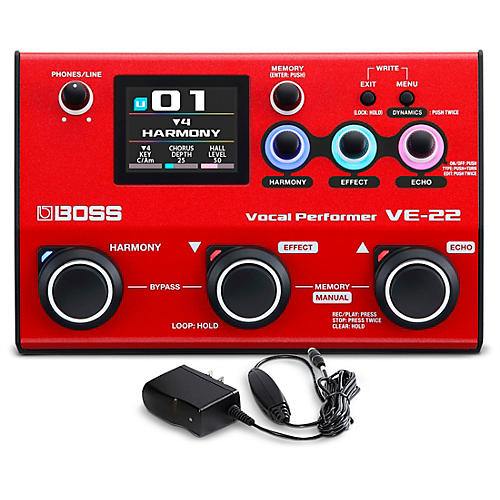 BOSS VE-22 Vocal Performer With Power Supply