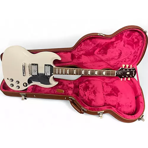 Used Epiphone 1961 LES PAUL SG STANDARD Classic White Solid Body Electric Guitar Classic White