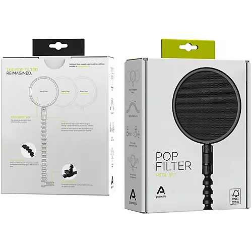 Pop Audio Pop Filter Metal Set Black