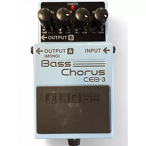 Used BOSS CEB3 Bass Chorus Bass Effect Pedal