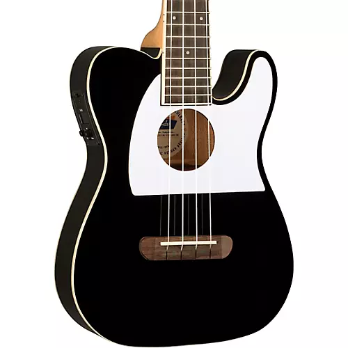 Fender Fullerton Telecaster Acoustic-Electric Ukulele Black