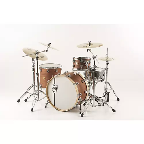 DW Classics Series 3-Piece Shell Pack Natural Mahogany Natural Chrome Hardware