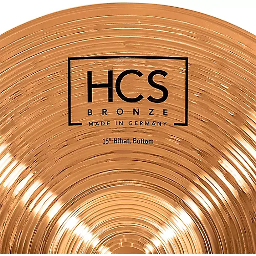 MEINL HCS Bronze Hi-Hat Cymbals 15 in.