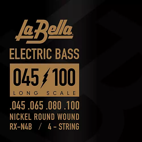 LaBella RX Series Nickel 4-String Electric Bass Strings (40 - 100)