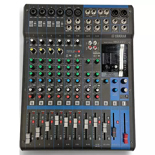 Used Yamaha MG12XU Unpowered Mixer