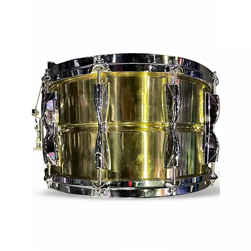 Used Yamaha 14in SD498 SNARE BRASS Drum BRASS 33