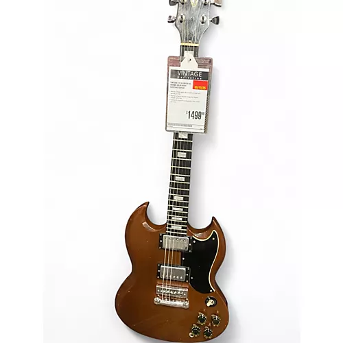Vintage 1974 Gibson SG Brown Solid Body Electric Guitar Brown